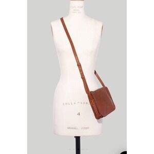 Madewell The Simple Crossbody Bag English Saddle Brown Leather Purse Classic